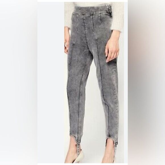 Isabel Marant Nanouli high waist stirrup skinny jeans in faded black. 38. NWT - Picture 4 of 14